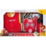 Costumi rosso fuoco da pompiere per bambini 