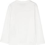 T-shirt manica lunga scontate bianche manica lunga per bambina Emporio Armani di Farfetch.com 