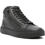 Sneakers alte larghezza A scontate nere numero 46 di gomma con stringhe Calvin Klein 