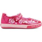 Sneakers larghezza A rosa numero 29 di gomma con paillettes chiusura velcro a strappo per Donna Lelli Kelly 