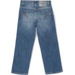 Jeans scontati classici blu in misto cotone 5 tasche per Donna Dondup Kids 