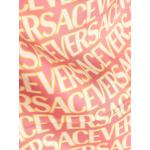 Sciarpe rosa a pois stampate per Donna Versace 