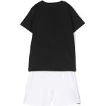 Magliette & T-shirt nere a righe mezza manica con scollo rotondo per Donna Cesare Paciotti 4us 