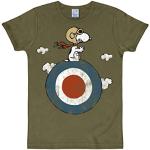 Magliette & T-shirt M di cotone lavabili in lavatrice con scollo rotondo per Uomo LOGOSHIRT Snoopy 