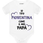 T-shirt manica corta bianche 9 mesi di cotone mezza manica per neonato Fiorentina di Amazon.it 