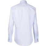 Camicie scontate blu chiaro in misto cotone manica lunga con manica lunga per Uomo FAY 