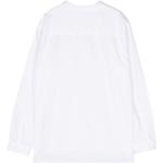 Camicie scontate bianche manica lunga con manica lunga per Donna Dondup Kids 