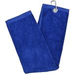 Asciugamani blu 40x50 di cotone da sport Longridge 