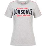 Magliette & T-shirt scontate grigie M in ciniglia marl mezza manica ricamate per Donna Lonsdale 