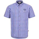 Lonsdale Holmbusch Short Sleeve Shirt Blu L Uomo