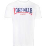 Magliette & T-shirt scontate bianche 3 XL taglie comode mezza manica con manica corta Lonsdale 