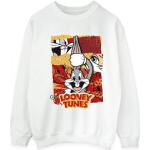 Looney Tunes Mens Bugs Rabbit Comic New Year Cotton Sweatshirt