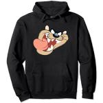 Looney Tunes Tasmanian Devil Face Felpa con Cappuc