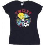 Looney Tunes Womens/Ladies Tweety Football Circle Cotton T-Shirt