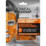 L'Oréal Paris Men Expert Hydra Energetic maschera idratante e tonificante in tessuto per Uomo