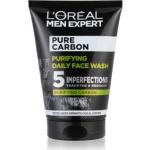 L'Oréal Paris Men Expert Pure Carbon Purifying Daily Face Wash gel detergente grassa 100 ml per Uomo