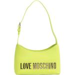 Borse a spalla scontate verdi in poliuretano per Donna Moschino Love Moschino 