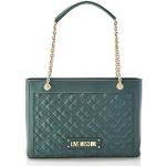 Shopping bags eleganti verdi per Donna Moschino Love Moschino 