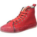 Sneakers invernali larghezza E casual rosse numero 40 con fibbie per Donna Moschino Love Moschino 