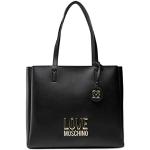 Shopping bags nere di tessuto sintetico per Donna Moschino Love Moschino 