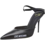 Sneakers larghezza E casual nere numero 37 di pelle per Donna Moschino Love Moschino 