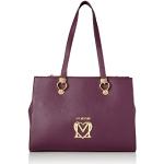 Shopping bags eleganti viola per Donna Moschino Love Moschino 