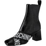Stivali neri numero 38 con fibbie con fibbie per Donna Moschino Love Moschino 