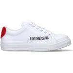 Sneakers larghezza E eleganti bianche numero 40 con tacco da 3 cm a 5 cm per Donna Moschino Love Moschino 