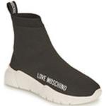 Sneakers alte scontate nere numero 40 per Donna Moschino Love Moschino 