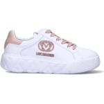 Sneakers larghezza E scontate rosa numero 38 con stringhe con tacco da 3 cm a 5 cm platform per Donna Moschino Love Moschino 