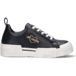 Sneakers larghezza A scontate nere numero 40 con stringhe con tacco da 3 cm a 5 cm platform per Donna Moschino Love Moschino 