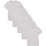 Magliette & T-shirt eleganti grigie S con scollo a V mezza manica con scollo a V per Uomo Lower east 