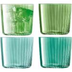 Servizi bicchieri verdi di vetro 