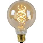 Lucide LED Bulb – LED lampada – Ø 9,5 cm – LED dim. – 1 X 5 W 2200 K – Amber