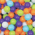 LUDI 90006 – 250 palline da gioco – Sport, Multicolor, 1 Balle = 6 cm