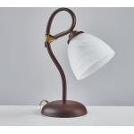 Lampade da tavolo design rustiche avorio in ferro battuto 