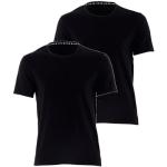 Magliette & T-shirt nere S di cotone Bio sostenibili a girocollo con scollo rotondo per Uomo Lovable 