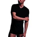 Magliette & T-shirt nere XL taglie comode di cotone traspiranti con scollo a V con scollo a V per Uomo Lovable 