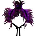 Scialli eleganti porpora a girocollo per Donna Maleficent 