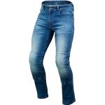 Jeans blu per l'estate da moto 