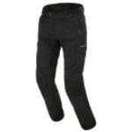 Pantaloni antipioggia neri XXL taglie comode impermeabili per l'estate da moto Macna 