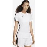 Maglie bianche XL in mesh traspiranti mezza manica da calcio per Donna Nike Academy 