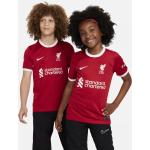 Maglie Liverpool rosse M traspiranti per Donna Nike Dri-Fit 