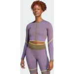 Vestiti ed accessori lilla L in poliestere da yoga per Donna adidas StellaMcCartney 
