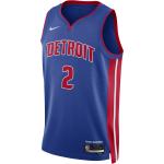 Felpe scontate blu XL traspiranti con cappuccio per Uomo Nike Dri-Fit Detroit Pistons 
