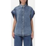 Camicie blu XS di cotone di jeans per Donna IRO Paris 