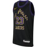 Maglia LeBron James Los Angeles Lakers 2023/24 City Edition Nike Dri-FIT Swingman NBA – Ragazzo/a - Nero
