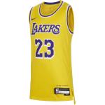 Maglia LeBron James Los Angeles Lakers 2023/24 Icon Edition Swingman Nike NBA – Ragazzo - Giallo
