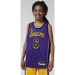 Moda, Abbigliamento e Accessori viola per bambino Nike Dri-Fit Los Angeles Lakers di Nike.com 