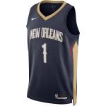 Maglia New Orleans Pelicans Icon Edition 2022/23 Swingman Nike Dri-FIT NBA – Uomo - Blu